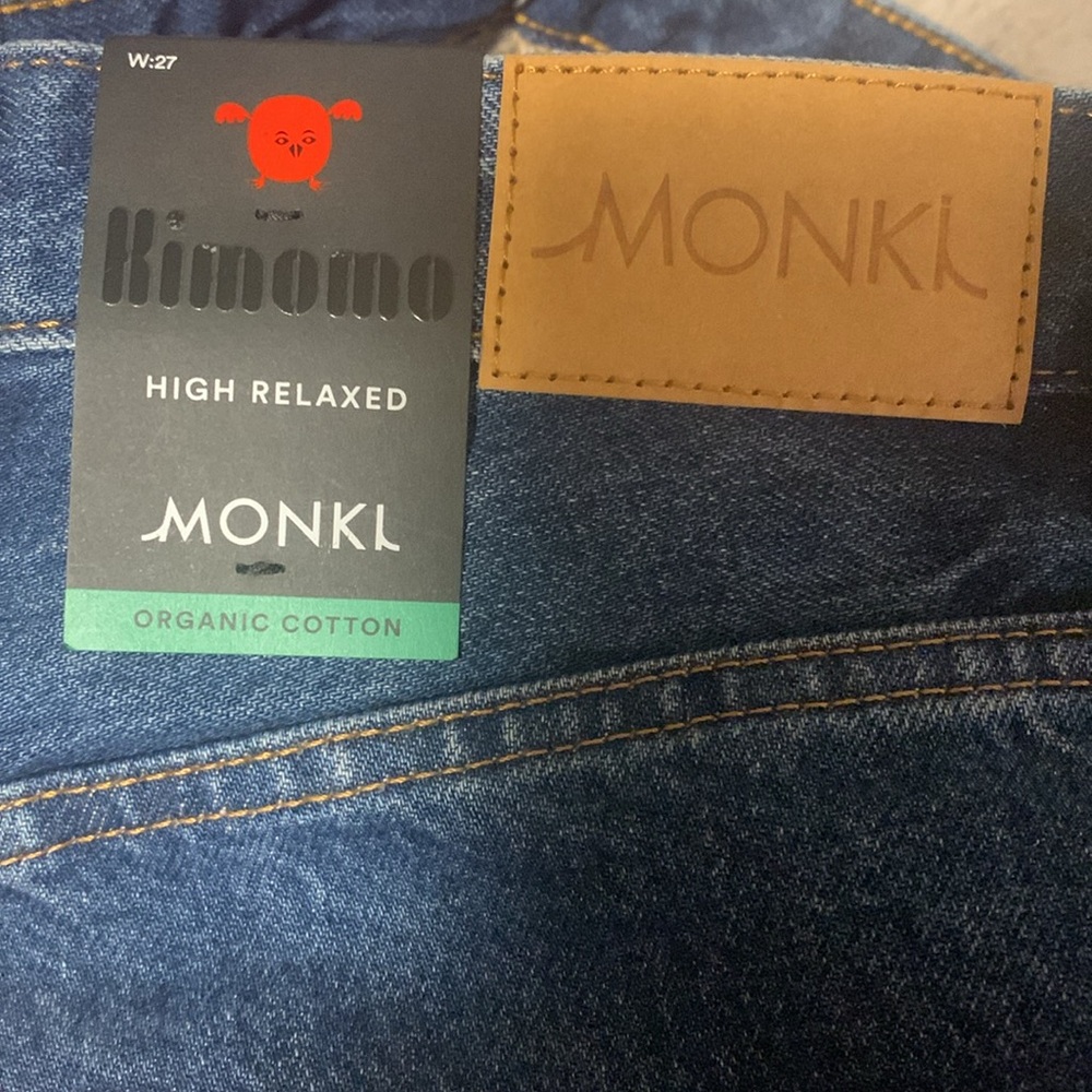 MONKI Women's High Rise Blue Jeans Size 27 New with Tags